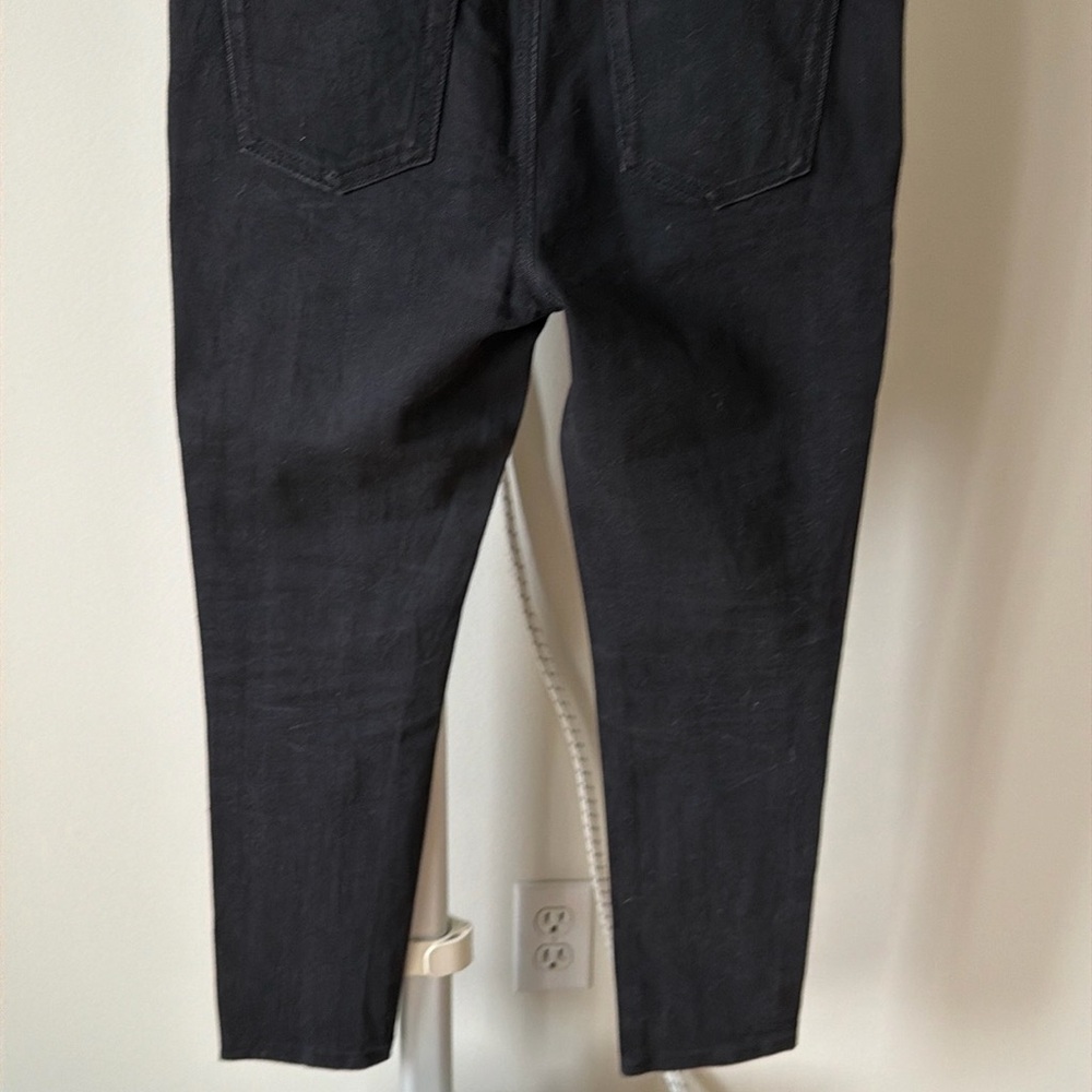 YSL Saint Laurent Paris black ankle cropped slim jeans, size 30 - Picture 9 of 14